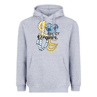 Heather Grey Love West Virginia Heavyweight Hoodie - Bettercallsaul