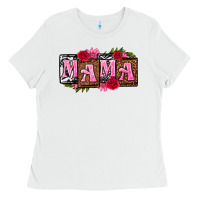 White mama with license letters mothers day Ladies Tee - texasbilliewilder