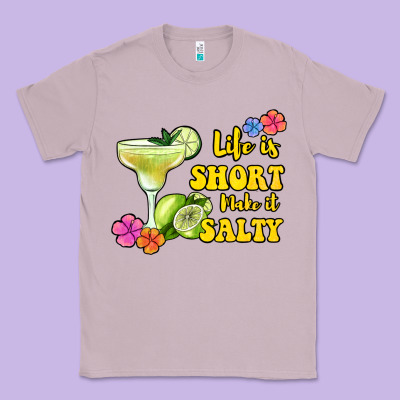 Life Is Short Make It Salty Classic Tee Designed By Jasminsmagicworld