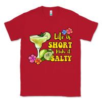 Red life is short make it salty Classic Tee - Jasminsmagicworld