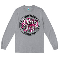 Heather Grey cheer mom Long Sleeve Tee - MaliasSmallBusiness