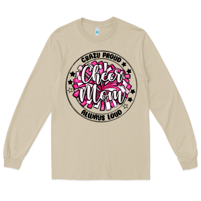 Cheer Mom Long Sleeve Tee by MaliasSmallBusiness | Teevron