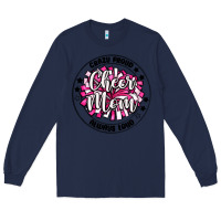 Navy cheer mom Long Sleeve Tee - MaliasSmallBusiness