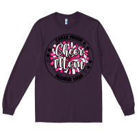 Plum cheer mom Long Sleeve Tee - MaliasSmallBusiness