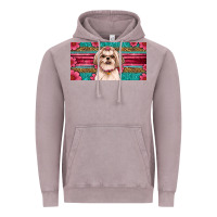 Vintage Zinc shih tzu license plate Vintage Hoodie - Artiststas