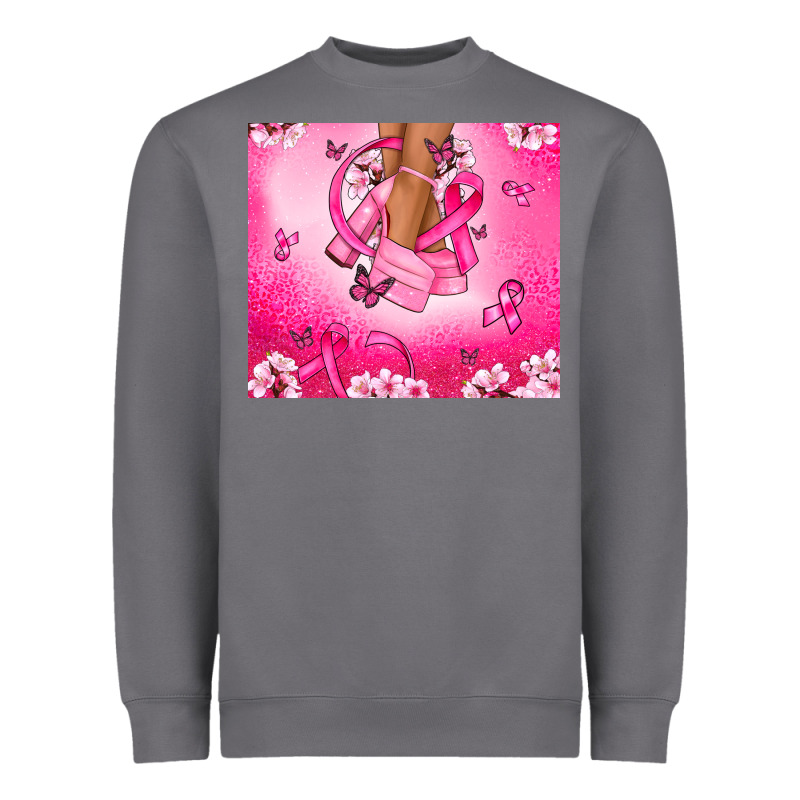Breast Cancer Diva Heavyweight Sweatshirt by NancyCooperArtShop | Teevron