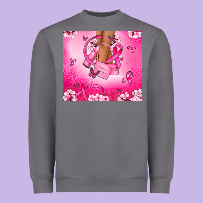 Breast Cancer Diva Heavyweight Sweatshirt Designed By Nancycooperartshop