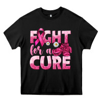 Black Fight For a Cure Heavy Core Tee - texasbilliewilder