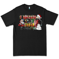 Black I Believe In Santa And Coffee Premium Tee - CowhideDigitalArt