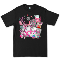 Black nurse cancer Premium Tee - AdoDesignShop