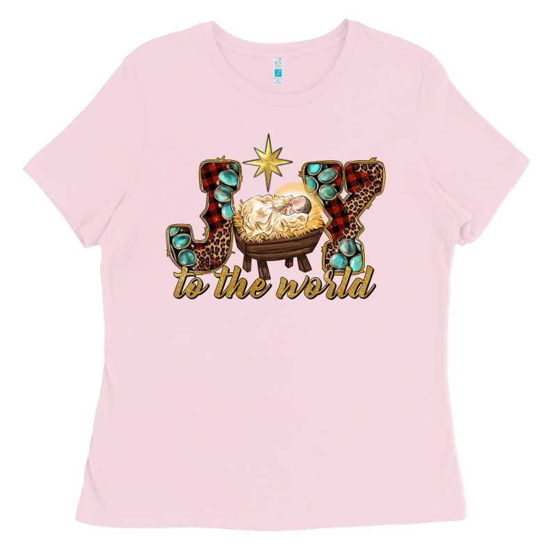 Joy To The World Ladies Tee by RanaPortraitStore | Teevron