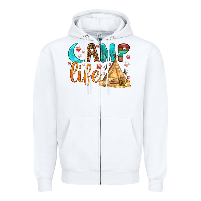Camp Life Zipper Hoodie by BundleAndBundleShop | Teevron