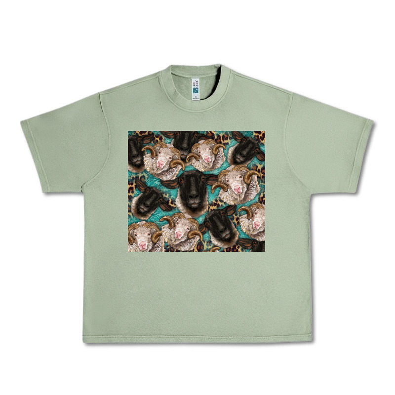 Suffolk Ewe And Merino Ram Sheeps Urban Heavy Tee by BarkalooDesign | Teevron