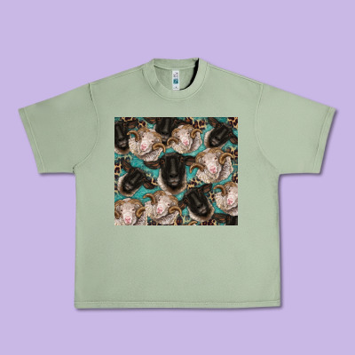 Suffolk Ewe And Merino Ram Sheeps Urban Heavy Tee Designed By Barkaloodesign