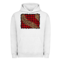 Pigment Lunar Rock leopard buffalo plaid background Urban Hoodie - CowCowDesign