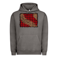 Pigment Tornado leopard buffalo plaid background Urban Hoodie - CowCowDesign