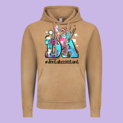 Da Dental Assistant Vintage Hoodie Designed By Adodesignshop