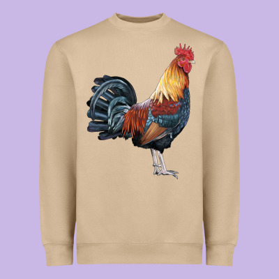 New Hampshire Red Rooster Heavyweight Sweatshirt Designed By Lillyallendesigns