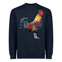 Navy New Hampshire Red Rooster Heavyweight Sweatshirt - LillyAllenDesigns