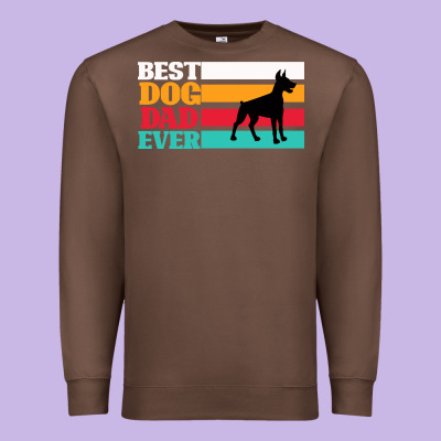 Best Dog Dad Ever Premium Sweatshirt Designed By Bettercallsaul