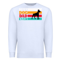 White Best Dog Dad Ever Premium Sweatshirt - Bettercallsaul