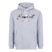 Heather Grey Baseball Heavyweight Hoodie - Bettercallsaul