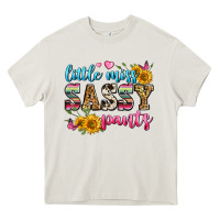 Cream western little miss sassy pants Heavy Core Tee - Zillion Design Studio