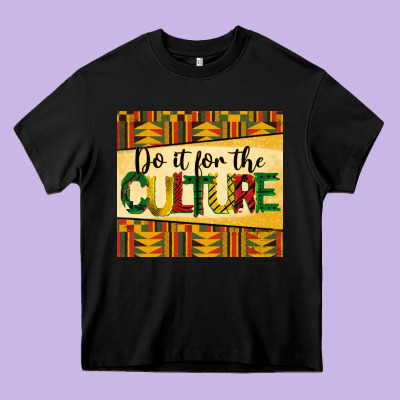 Do It For The Culture Juneteenth Tumbler Heavy Core Tee Designed By Barkaloodesign