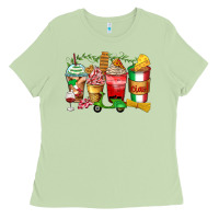 Matcha italy coffee cups Ladies Tee - Zillion Design Studio