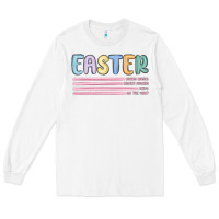 White easter  Bunny Kısses Long Sleeve Tee - MaliasSmallBusiness
