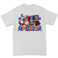 Dove Grey America gnomes 4th of July Premium Tee - CowGirlArtShop