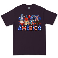 Plum America gnomes 4th of July Premium Tee - CowGirlArtShop