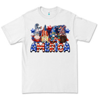 White America gnomes 4th of July Premium Tee - CowGirlArtShop