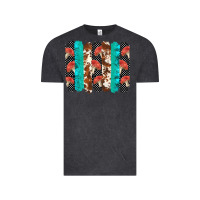 Vintage Black ladybug brushstrokes  2 Vintage Tee - BarkalooDesign