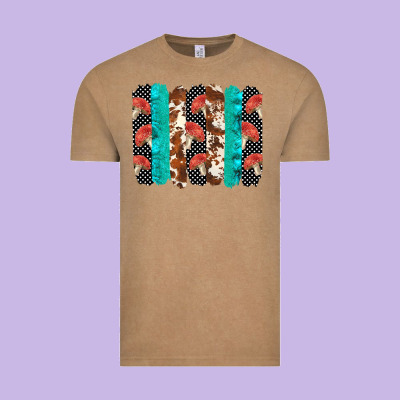 Ladybug Brushstrokes  2 Vintage Tee Designed By Barkaloodesign
