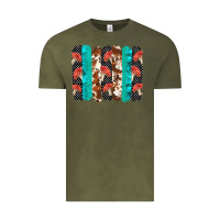 Vintage Olive ladybug brushstrokes  2 Vintage Tee - BarkalooDesign