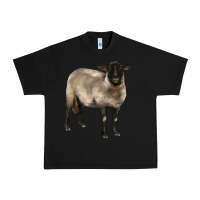 Black suffolk ewe Urban Heavy Tee - BarkalooDesign