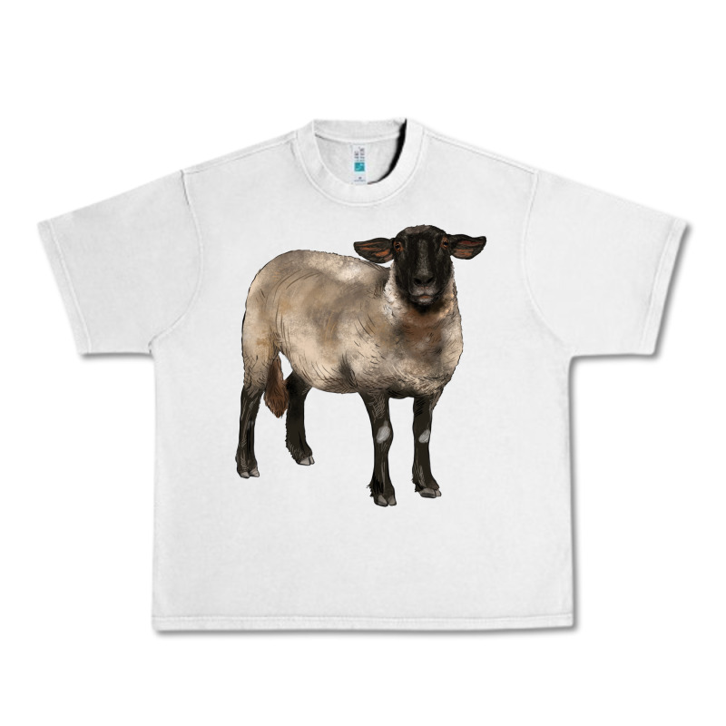 Suffolk Ewe Urban Heavy Tee by BarkalooDesign | Teevron