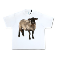 White suffolk ewe Urban Heavy Tee - BarkalooDesign