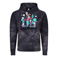 Cloud Black d h dental hygienist Vintage Hoodie - AdoDesignShop
