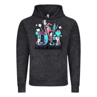 Vintage Black d h dental hygienist Vintage Hoodie - AdoDesignShop