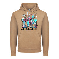 D H Dental Hygienist Vintage Hoodie | Teevron
