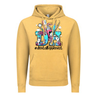 Vintage Mustard d h dental hygienist Vintage Hoodie - AdoDesignShop