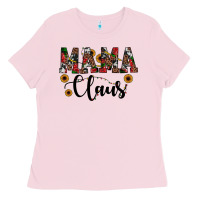 Bubblegum Pink mama claus Ladies Tee - JahusDesignShop