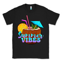 Black summer vibes coconut drink Classic Tee - Jasminsmagicworld