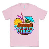 Bubblegum Pink summer vibes coconut drink Classic Tee - Jasminsmagicworld