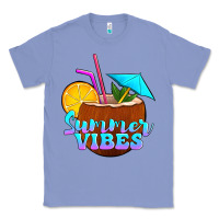 Colony Blue summer vibes coconut drink Classic Tee - Jasminsmagicworld