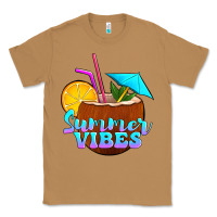 Summer Vibes Coconut Drink Classic Tee | Teevron