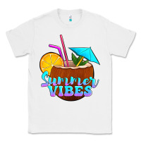 White summer vibes coconut drink Classic Tee - Jasminsmagicworld