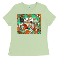 Matcha dog coffee cups Ladies Tee - Zillion Design Studio